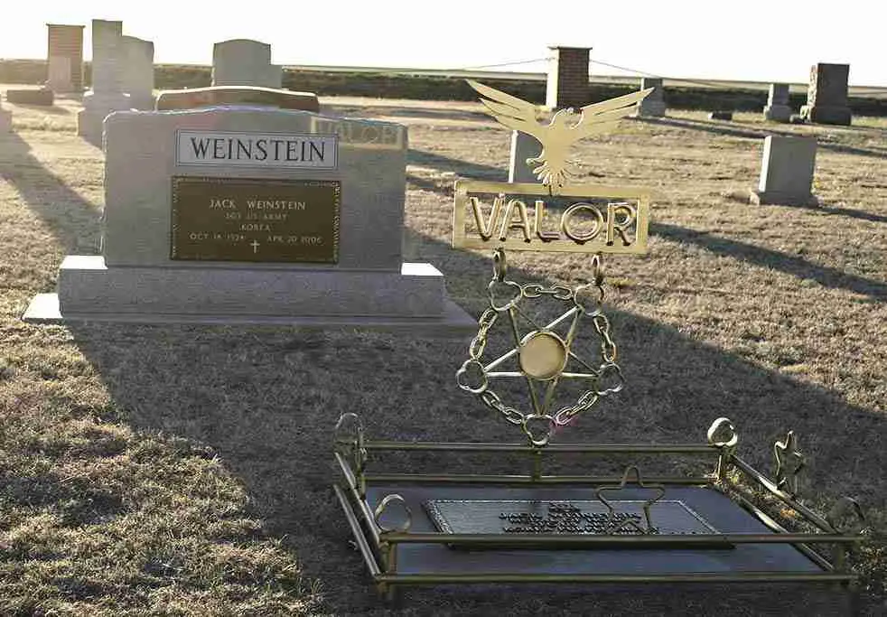 Jack Weinstein's marker on Land and Sky Scenic Byway