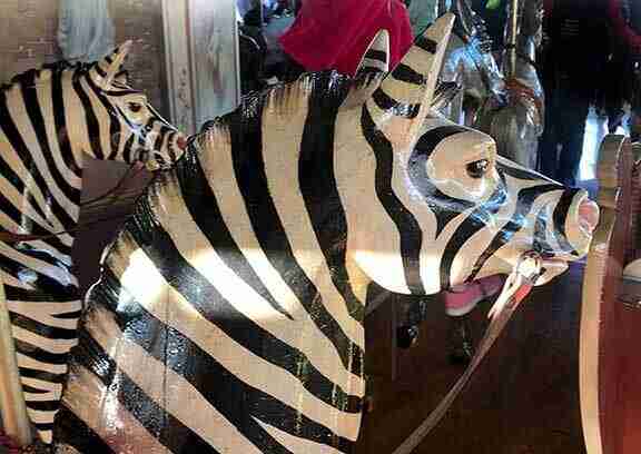 Kit Carson Carousel history zebra