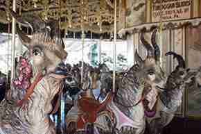 Kit Carson Carousel history 3 goats