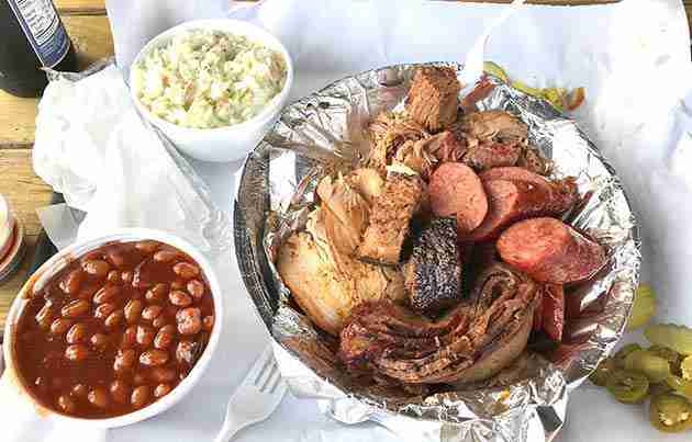 SLAP's BBQ combo plate