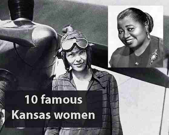 10 famous Kansas women for Pinterest