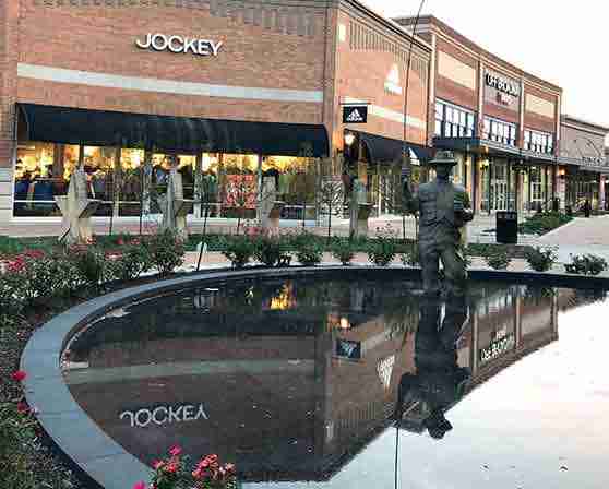 Dwight Eisenhower fishing at Legends Outlets