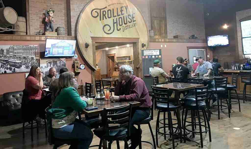 The Trolley House Distillery, Emporia.