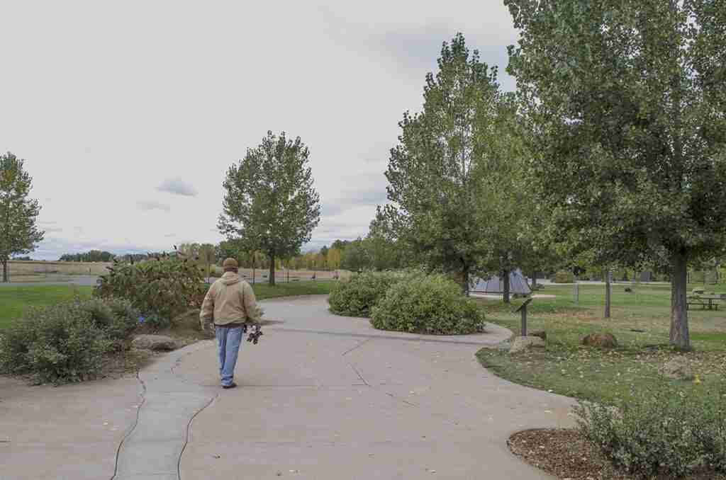 Yellowstone River Trail at Pompeys Pillar, Montana