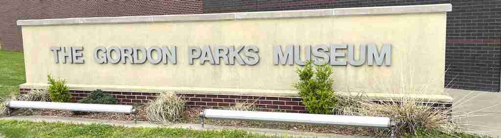 Gordon Parks Museum sign, Fort Scott