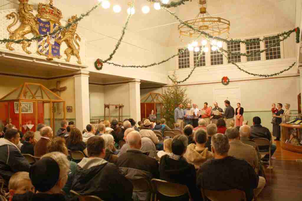 Enjoy an old-fashioned Kansas Christmas in Lindsborg's Heritage Village.