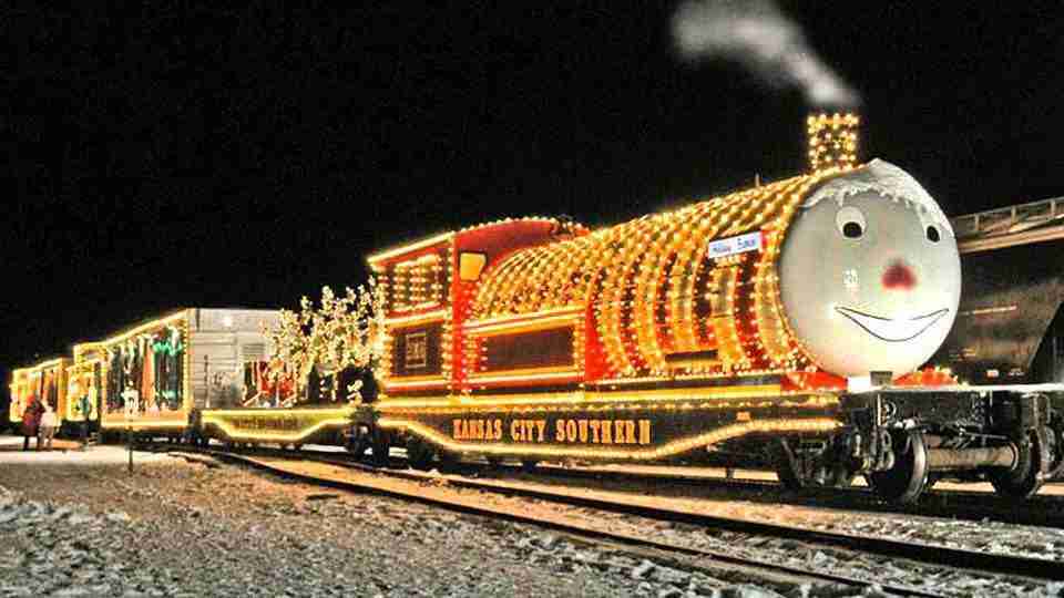 Kansas City Southern's Christmas train